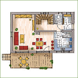 Grundriss: Erdgeschoss