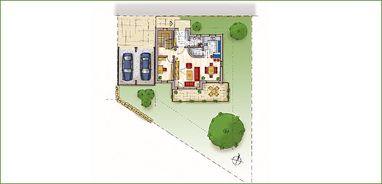 Grundriss: Grundstck (435qm)